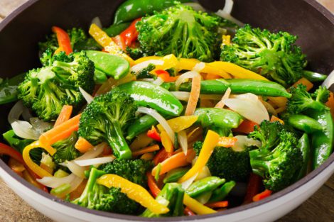Vegetable Stir Fry is a tasty lunch