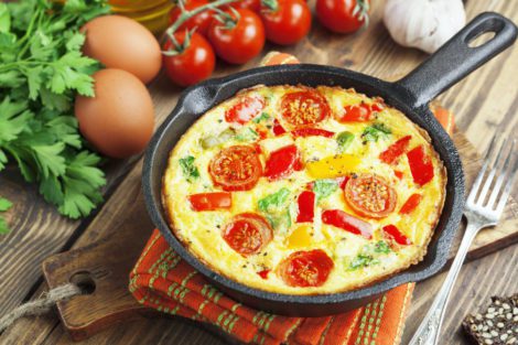 Tomato & Red Pepper Frittata from Slim R Us Online weight loss recipes