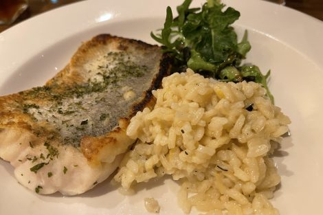Pan Fried Hake with Rissotto
